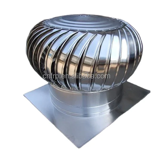 SS304 Wind Driven Roof Mounted Turbine Ventilator