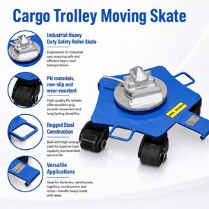 Heavy Duty Container Moving Skates With Twist Lock
