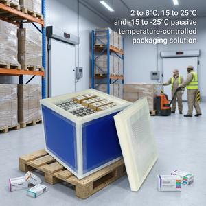 Reusable Type Biological Vaccines Samples Medicine Cold Chain Box Shipper Logistics Solution