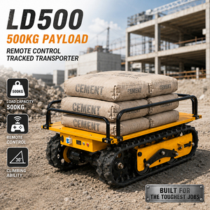500KG Remote Control Tracked Crawler Carrier